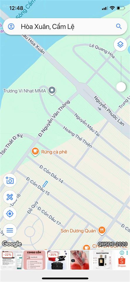 Bán đất mặt tiền đường 7m5 cồn dầu 15, gần cầu hòa xuân và đỗ quỳ giá chỉ 5 tỷ 8