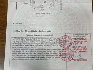 Bán nhà 3 tầng góc 2mt đường văn tiến dũng, hòa xuân, dt 345m2, giá 20 tỷ tl