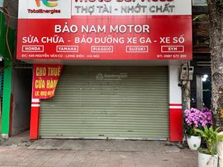Cho thuê cửa hàng 440 nguyễn văn cừ, phường bồ đề, tp hà nội