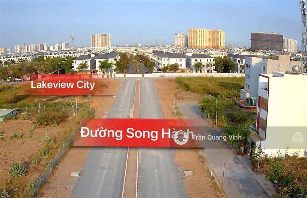 Bán đất (5mx16m) đường b5 25m khu dân cư nam rạch chiếc 30m (trục thông lakeview city)