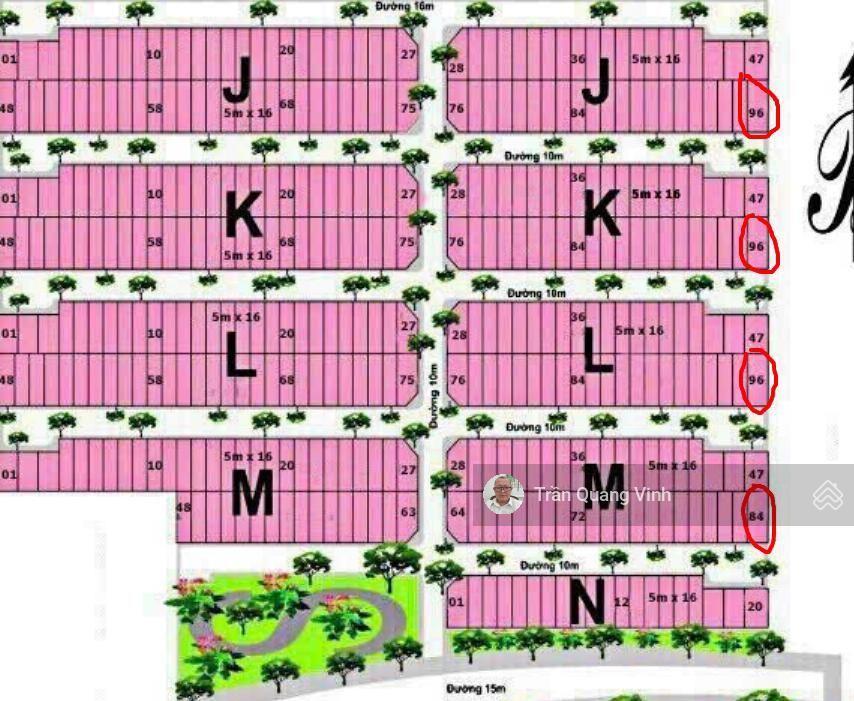 Bán đất (5mx16m) đường b5 25m khu dân cư nam rạch chiếc 30m (trục thông lakeview city)