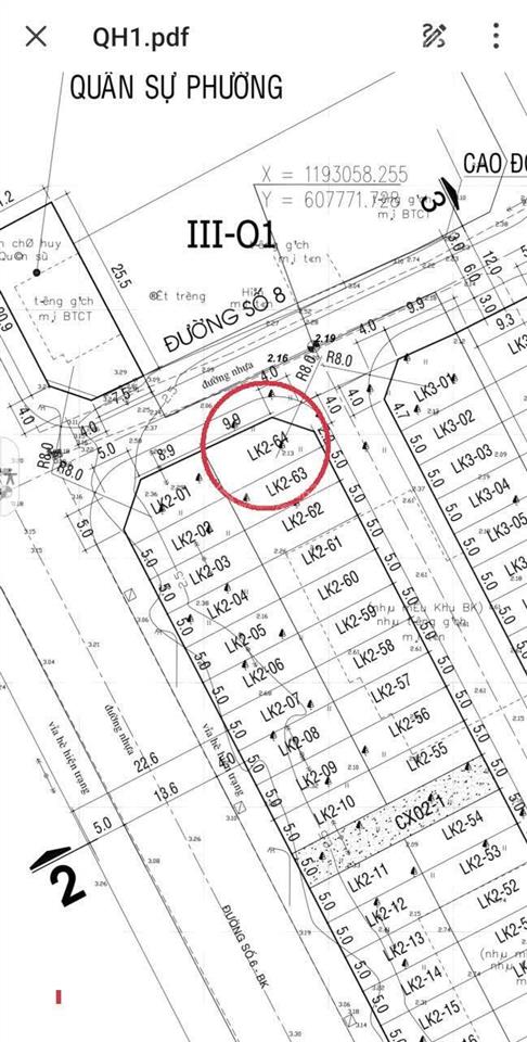 Bán đất 2 mặt tiền khu dân cư 1.8ha tái định cư bình khánh