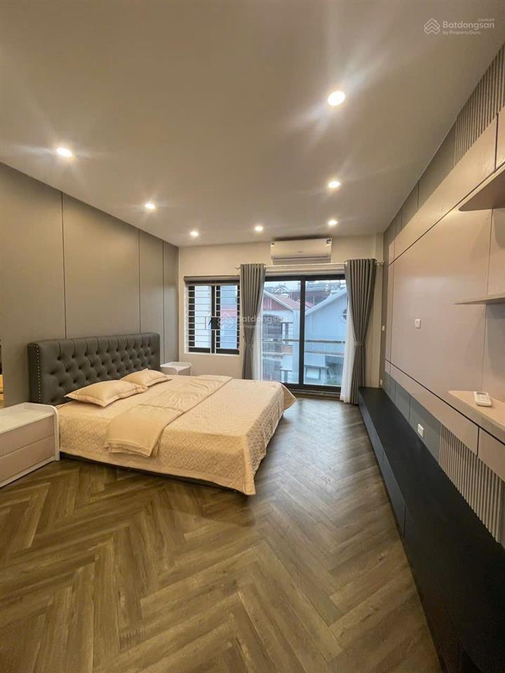 Giảm 1 tỷ bán nhà thạch bàn dt 58m², 7 tầng, vỉa hè, kinh doanh, thang máy, quy hoạch ổn định.