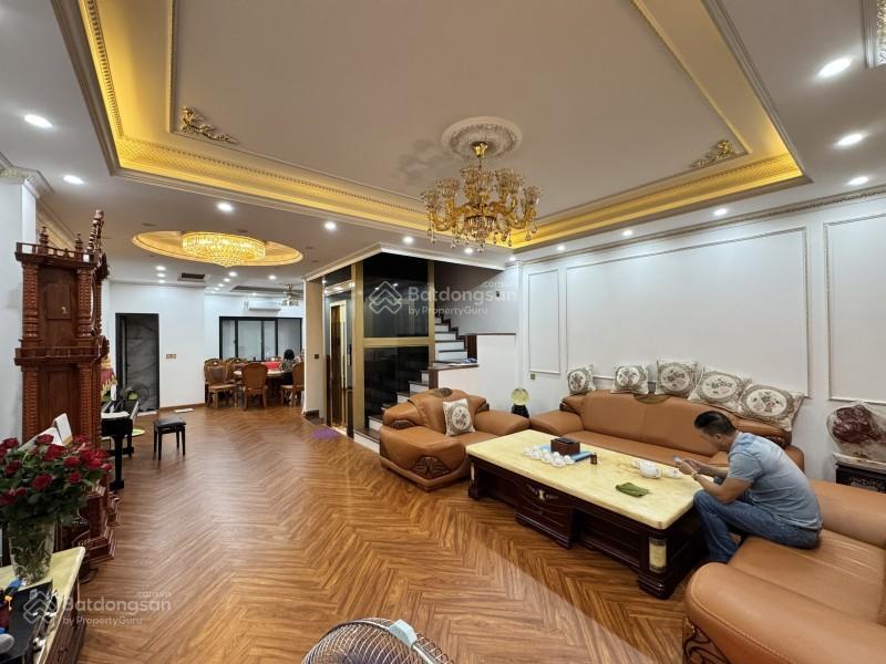 Giảm sốc 6 tỷ bán nhà việt hưng, long biên dt 95m2, 6 tầng, mt 6m, gara, thang máy, full nội thất.