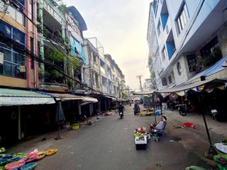 Nhà 4 tầng đường phạm phú thứ, mặt tiền chợ bình tiên, 60m², giá 11 tỷ
