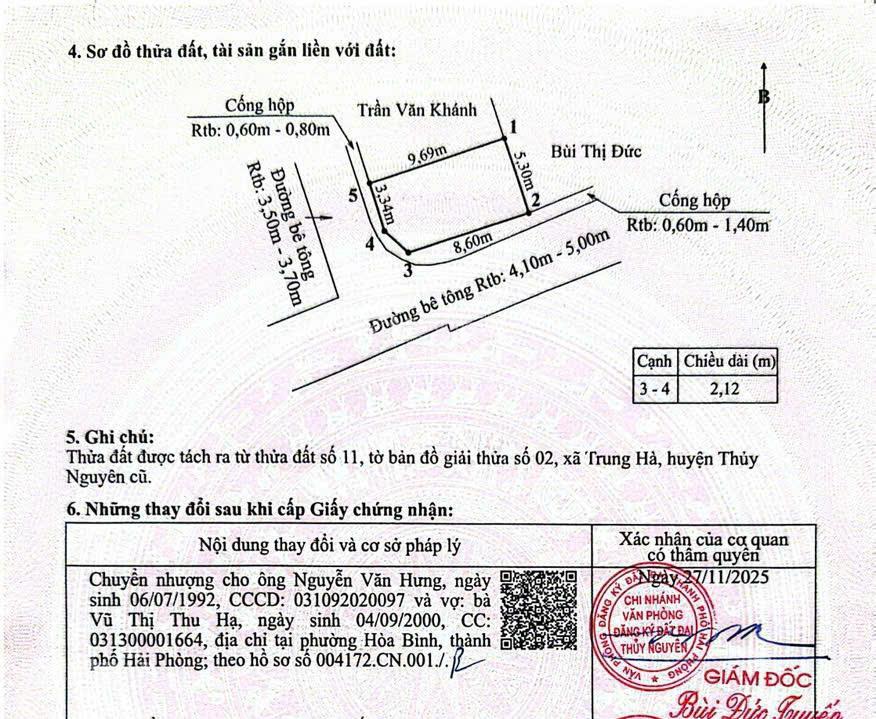 Bán đất đẹp tại hòa bình, 1,95 tỷ, 50m2, pháp lý đầy đủ, view đẹp