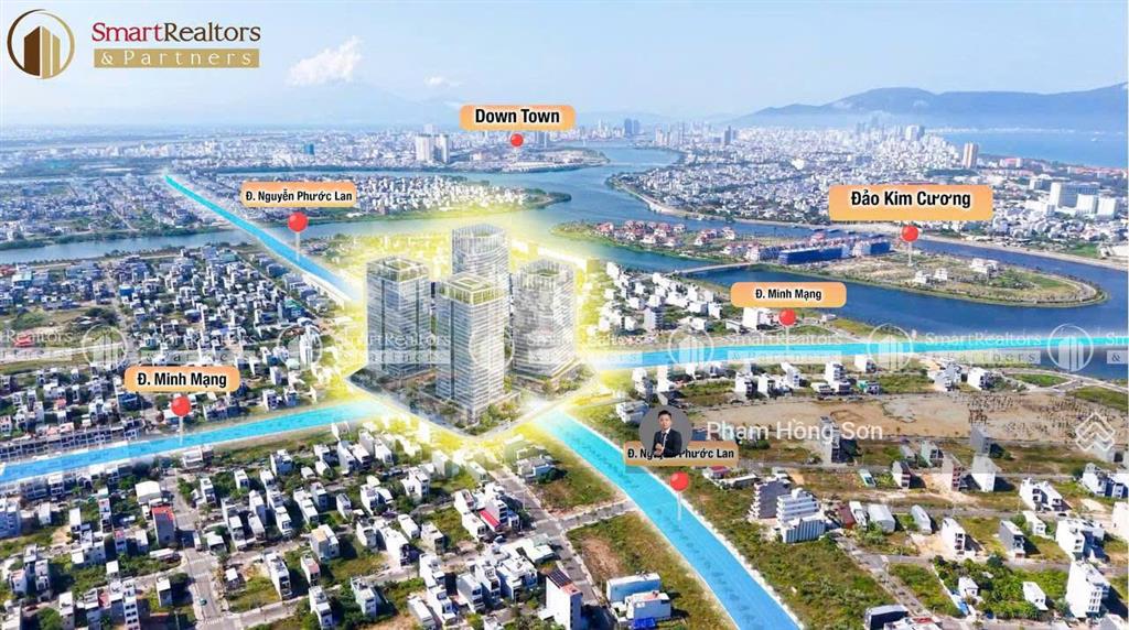 Ra mắt 4 tòa căn hộ sun fours chỉ với 2 tỷ  cách bãi tắm sơn thủy chỉ 1,5km  sun group