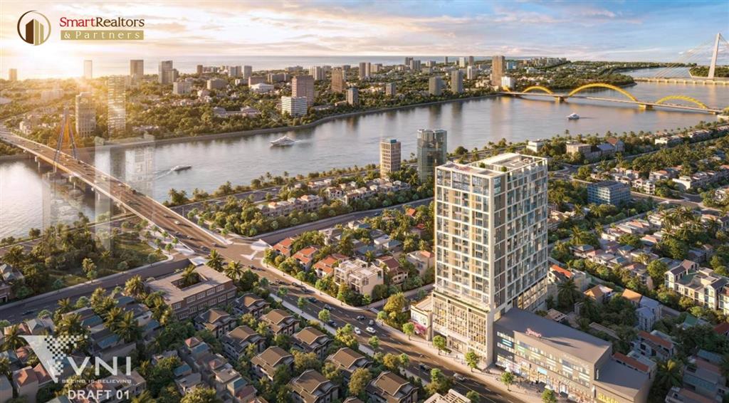 Sở hữu ngay 1pn+1 view biển  trung tâm tp đà nẵng  hỗ trợ vay 70%  trực tiếp cđt sun group