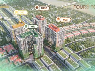 Siêu phẩm căn góc 2pn view sông, biển  giá chỉ 3,4 tỷ (full giá)  sun fours tower  cđt sun group