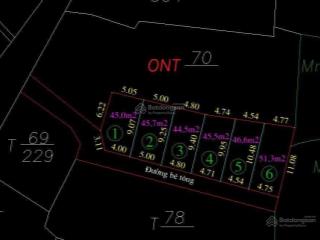 Bán đất tại xã hà mãn, thuận thành, bắc ninh, 1,47 tỷ, 45,7 m2, giá ưu đãi