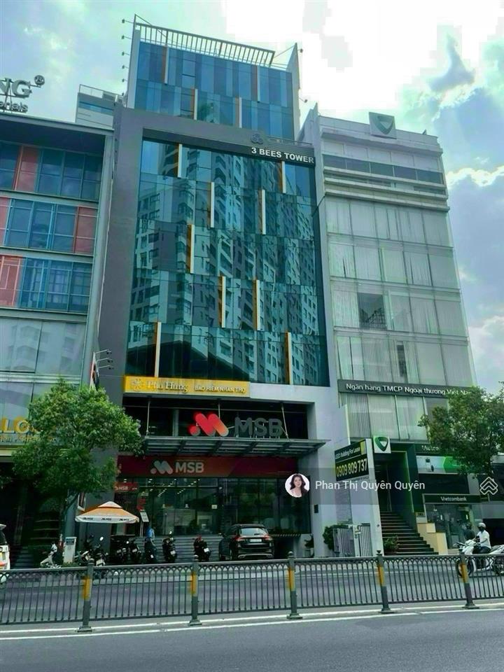 Kẹt tiền bán gấp  tòa nhà mt trung tâm quận 3  dt 8,5 x 18m  hầm 7 tầng  hđ 265 triệu  62 tỷ