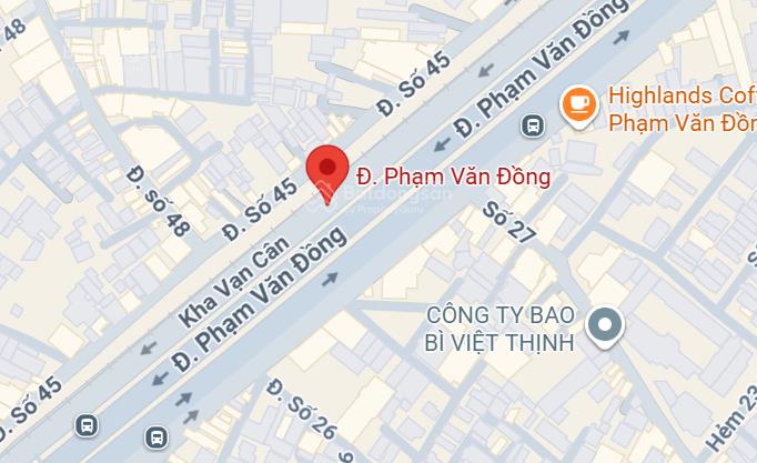 Bán nhà mặt tiền sát phạm văn đồnggiga malldt 13x25mcn 360m2xd1h4tgiá quá rẻ chỉ 22 tỷ