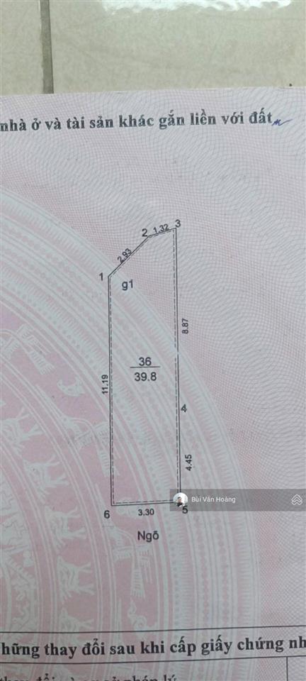 Gấp gấp! chủ cần bán nhà c4 đê la thành, ngọc khánh, ba đình, 40m2, gần phố, giá 5,65 tỷ