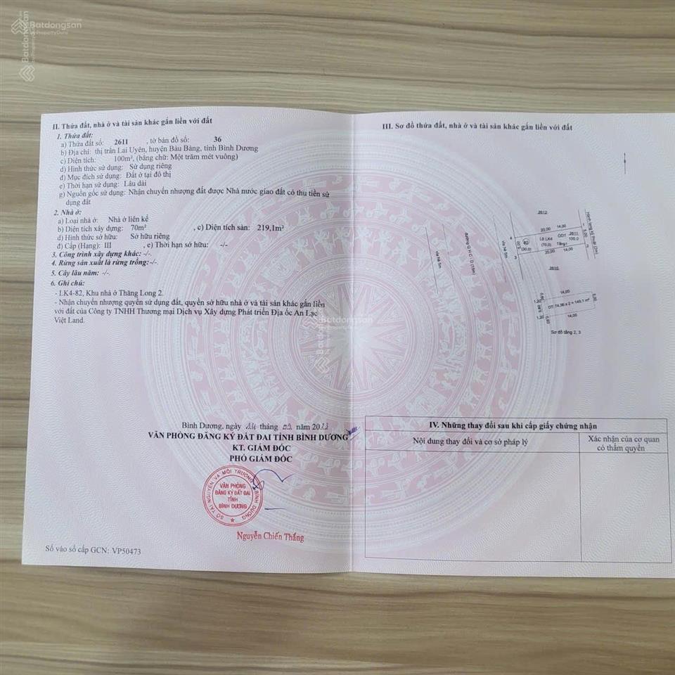 Chính chủ bán gấp nhà trệt 2lầu ngay cổng chính thăng longttlai uyênbàu bàng 5x20 ngợp sâu 2tỷ450