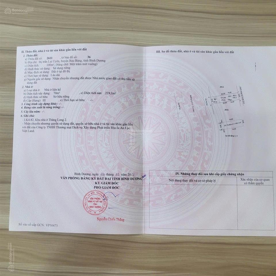 Chính chủ bán gấp nhà trệt 2lầu ngay cổng chính thăng longttlai uyênbàu bàng 5x20 ngợp sâu 2tỷ450