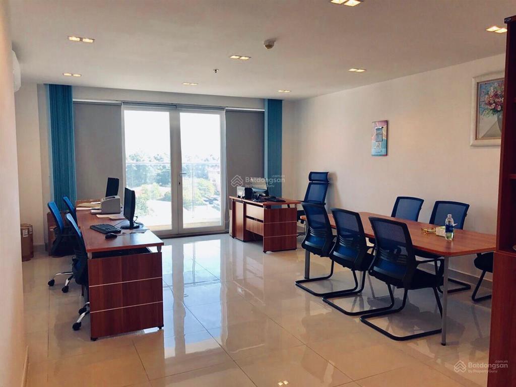 Cho thuê gấp officetel 84m2 full nt vp tầng cao view thoáng chỉ 15tr/th, sky center  5b phổ quang