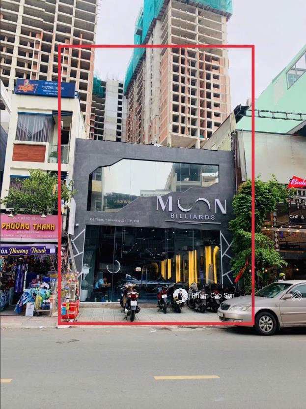Ngang 9m, hơn 400m2 sử dụng, lề rộng  mặt tiền 86 đề thám, quận 1
