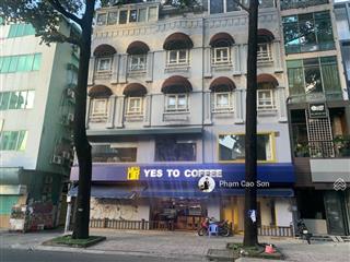 Ngang 13m, sử dụng hơn 300m2, 5 tầng lề rộng  mặt tiền 91 phạm ngọc thạch, quận 3.!!