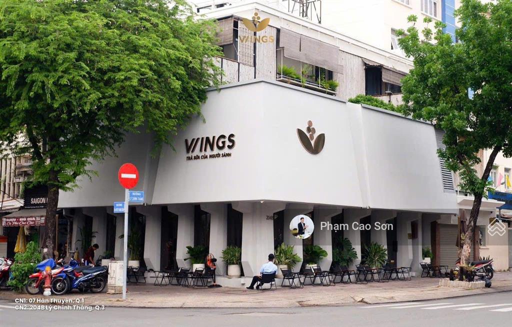 Ngang lớn 12m, góc 2 mặt tiền trống suốt gần nhà thờ tân định  số 204b lý chính thắng, quận 3