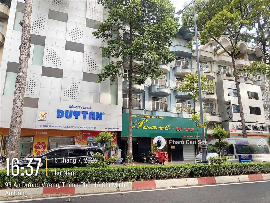 Toà building ngang 20m  đối diện an đông plaza  95 an dương vương, quận 5  sử dụng 1.100m2
