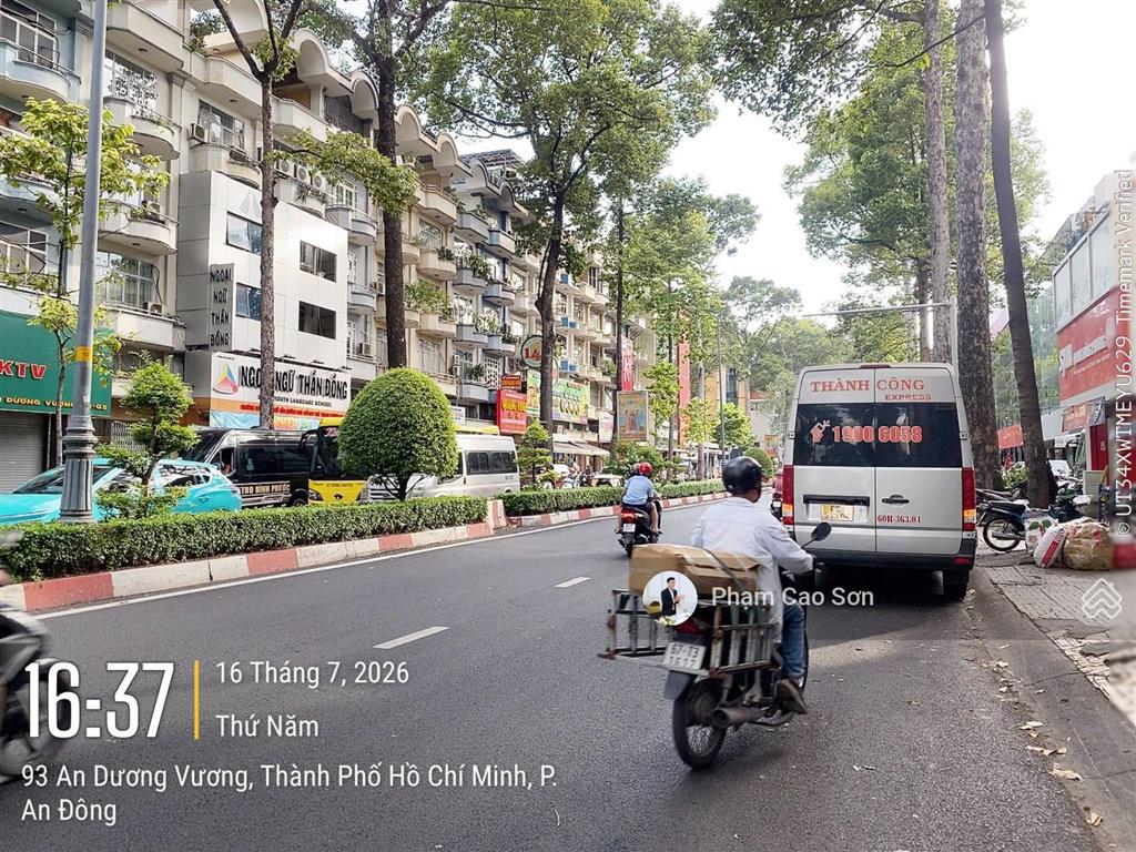 Toà building ngang 20m  đối diện an đông plaza  95 an dương vương, quận 5  sử dụng 1.100m2