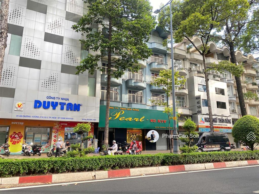 Toà building ngang 20m  đối diện an đông plaza  95 an dương vương, quận 5  sử dụng 1.100m2
