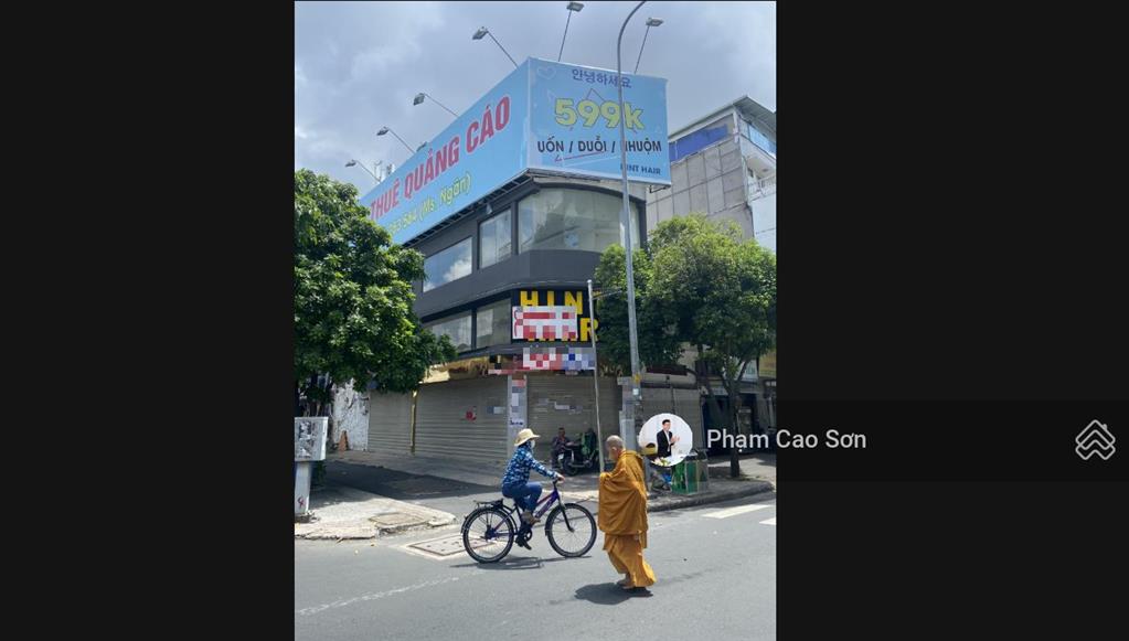 Góc 2 mặt tiền ngang 17m  sử dụng hơn 300m2  số 461 cao thắng, quận 10