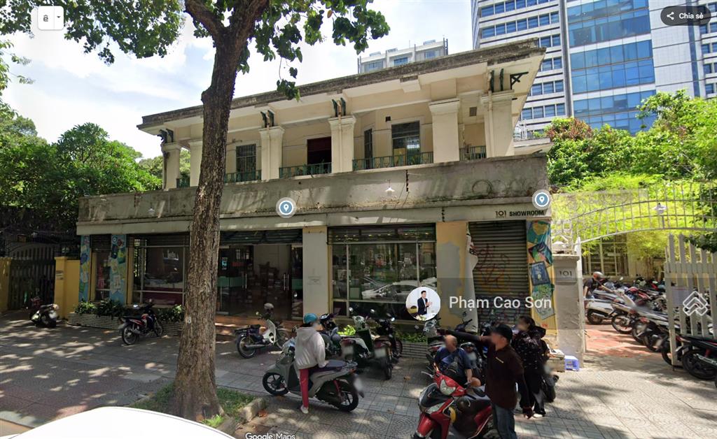 Mặt tiền 15m phường bến nghé  sử dụng hơn 1.200m2  số 17 alexander, quận 1.