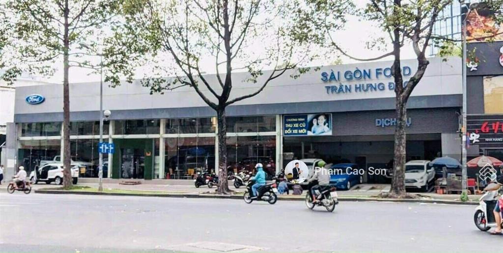 Mặt tiền trống suốt ngang 38m  sử dụng hơn 700m2 số 7a trần hưng đạo, quận 1.