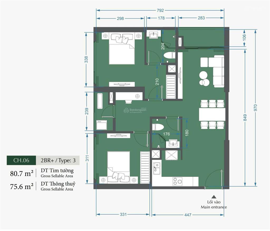 Chính chủ cần bán gấp căn 2n2vs (70m2), trục 09 toà a2, tầng trung, giá chỉ 6.150 tỷ. 0387 482 ***