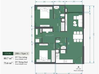 Chính chủ cần bán gấp căn 2n2vs (70m2), trục 09 toà a2, tầng trung, giá chỉ 6.150 tỷ. 0387 482 ***