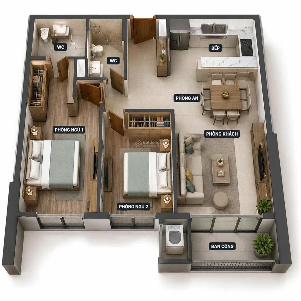 Bán nhanh căn hot 2pn 2wc 69m2 giá tốt chỉ 6 tỷ bao hết phí tại victoria village thạnh mỹ lợi q2