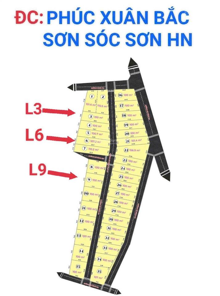 Chỉ hơn 1 tỷ sở hữu ngay đất xây nhà vườn 100m² tại minh trí  sóc sơn