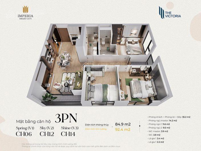 Bán ch 1pn 45m2 tại v3 victoria vinhomes smart city 4,5 tỷ tây mỗ, q.nam từ liêm, hn 0989 149 ***