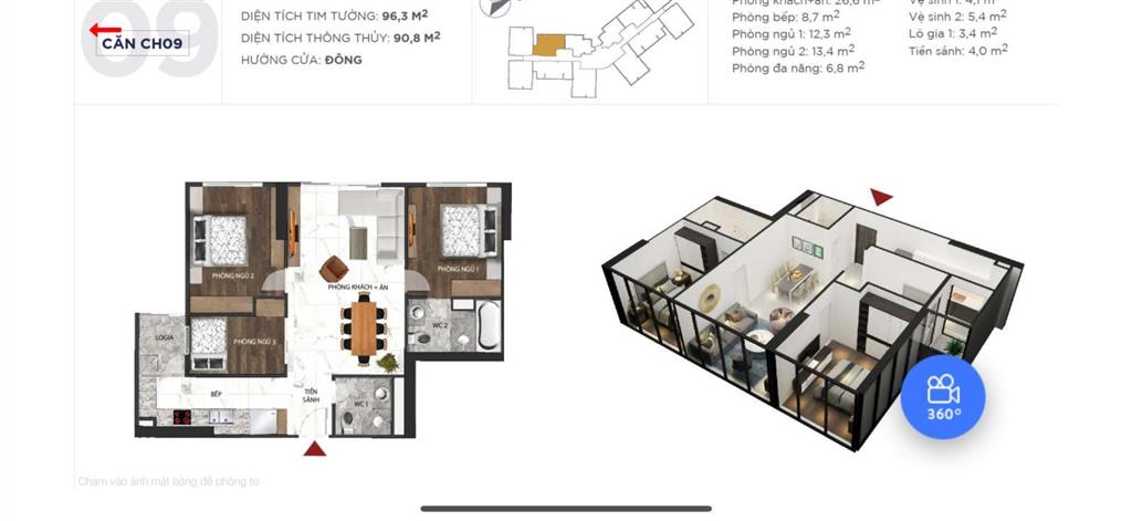 Bán căn 3pn 8,7 tỷ 96m2 sunshine city, ciputra bắc từ liêm, hà nội, sẵn sổ, 0989 149 ***