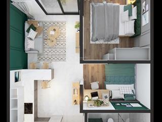 Bán nhanh căn 1.5n, dt 46.5m2 view thoáng tầng trung giá rẻ nhất thị trường chỉ 2.5x tỷ