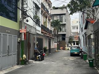 Bán nhà 80m2 4 tầng hẻm nhựa 6m, cách mặt tiền quang trung 30m giá 8 tỷ 99 tl