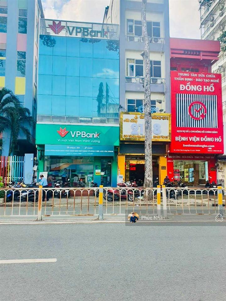 Giá hời quận 1! mặt tiền 226b hai bà trưng, tân định, q1 (6,9x25m, 4 lầu) hđt 170 triệu/th  63 tỷ