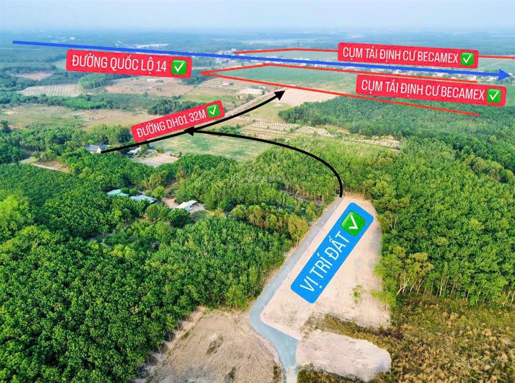 Bán đất gần kcn becamex 500 triệu/500 m2, ngay trung tâm chơn thành gọi ngay 0903 032 ***