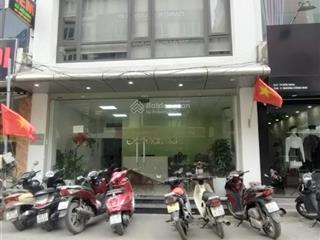 Cho thuê tòa nhà mặt phố trương công giai  cầu giấy hn 90m2 7 tầng mt 6m. thông sàn. giá 90tr