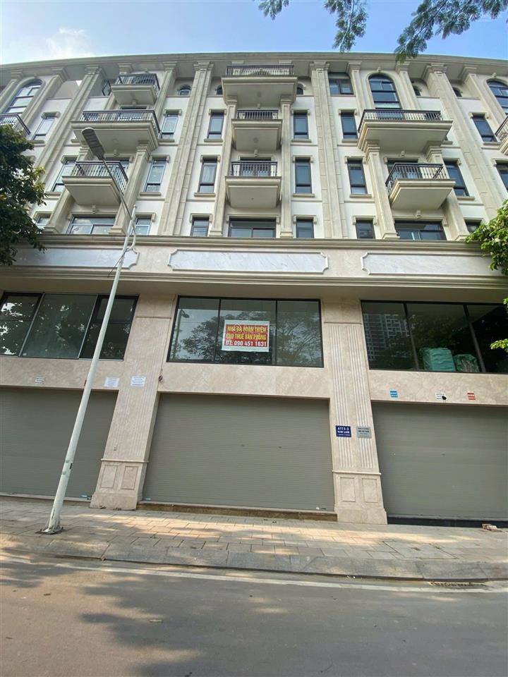 Cho thuê sh him lam vạn phúc  hà đông 95m2 7 tầng mặt tiền 6.5m. thông sàn, thang máy, giá 50tr/th