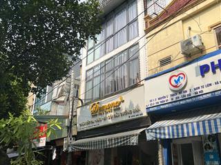 Cho thuê nhà mặt phố nguyễn cơ thạch  nam từ liêm  hn 35m2 4 tầng mt 5m. thông sàn. giá 22tr/th