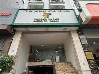 Cho thuê tòa nhà vp mặt phố nguyễn quốc trị  yên hòa  hn 110m2 6 tầng 1 hầm. mt 6.5m. giá 120tr