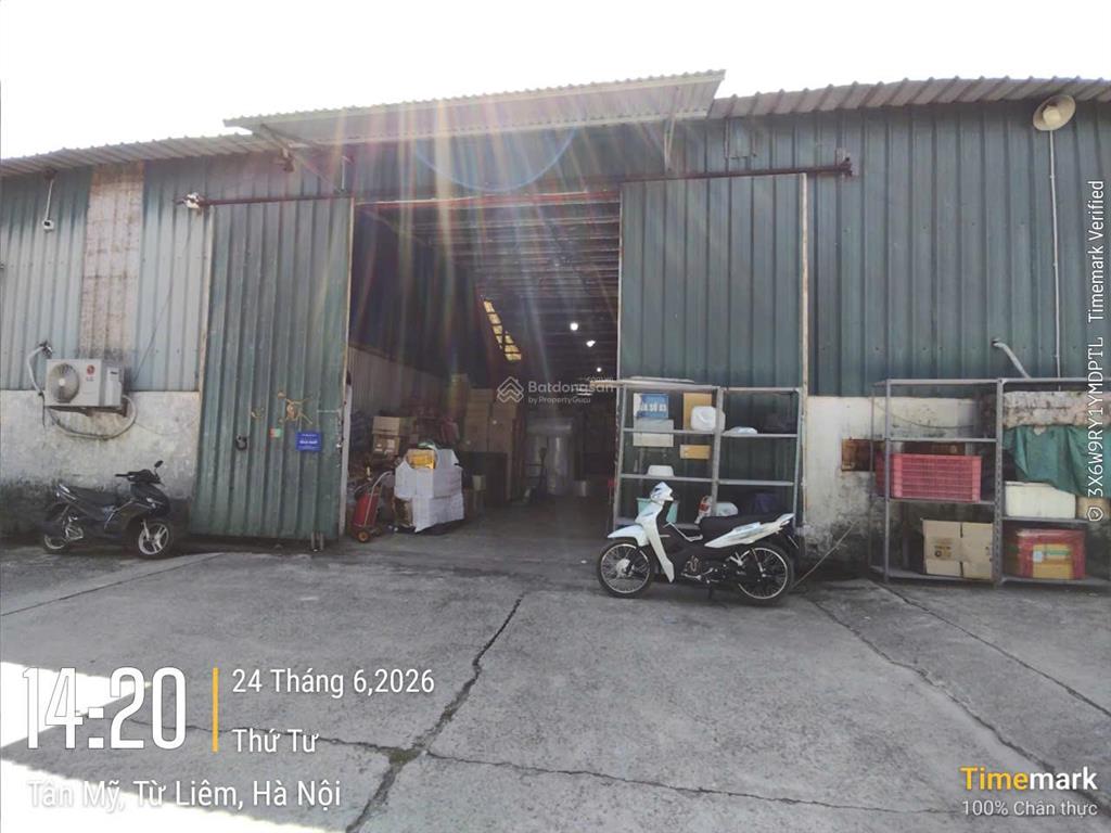 Cho thuê kho tân mỹ  mỹ đình  nam từ liêm 360m2 trần cao 7m, điện 3 pha, cont tận cửa, xuất vat