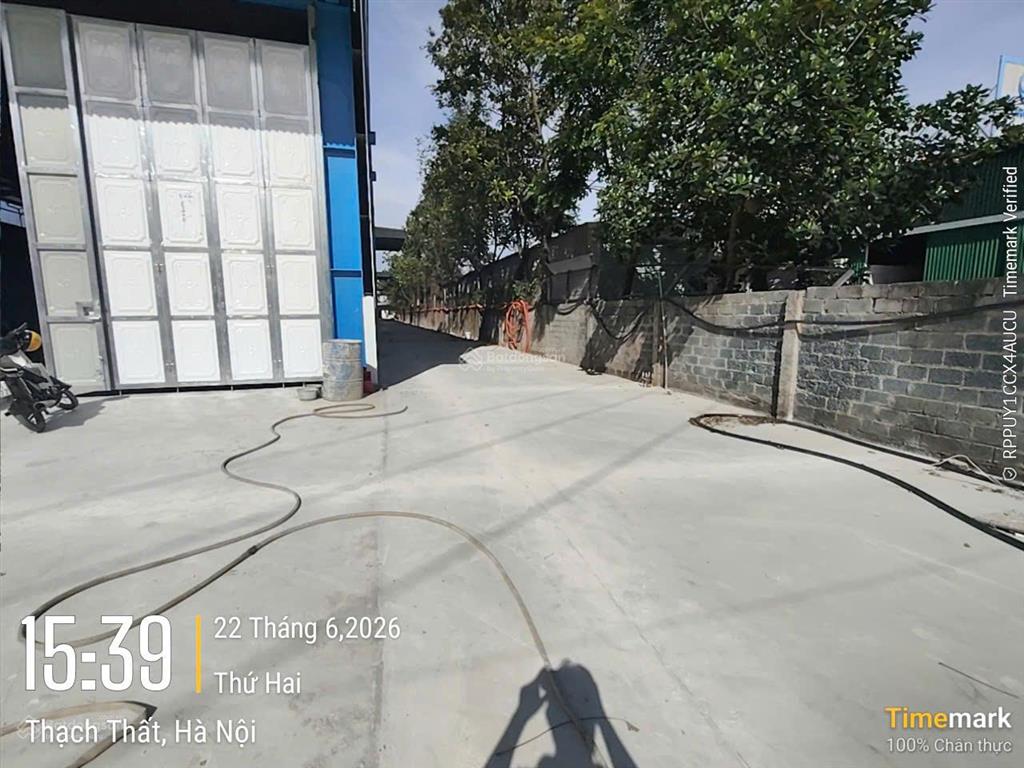 Kho xưởng kcn thạch thất  quốc oai, 5000m2, pccc nghiệm thu, điện 3fa, xuất vat, xe công, 140k/m