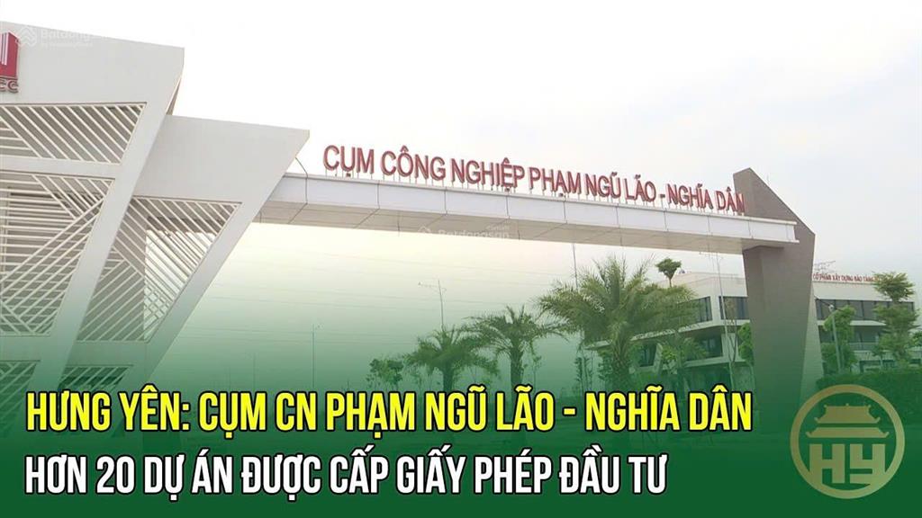 Bán đất ccn phạm ngũ lão  hưng yên dt 1.44 ha  xd nhà xưởng đa ngành nghề, giáp ql38. 3,362 tr/m2