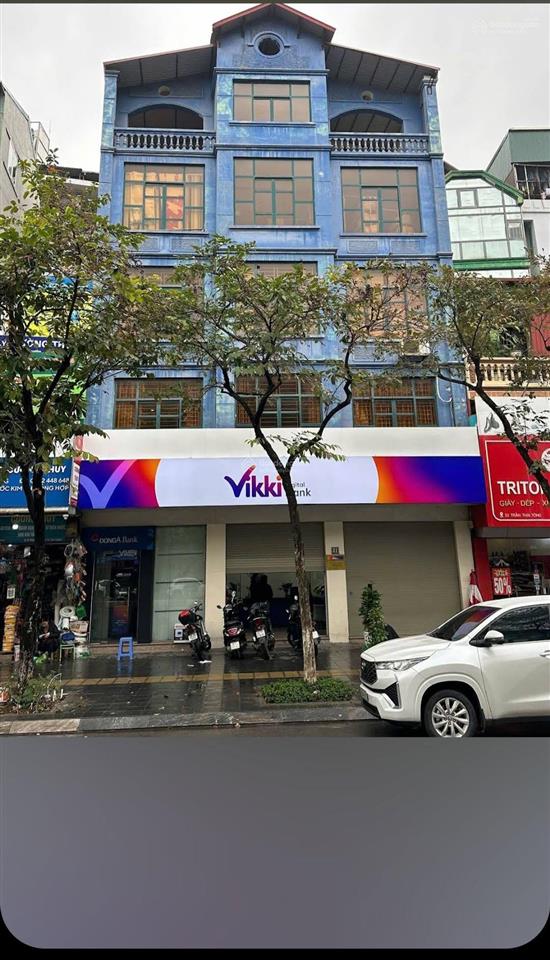 Cho thuê nhà mặt phố trần thái tông  cầu giấy  hn 75m2 5 tầng mt 11m. giá 80tr