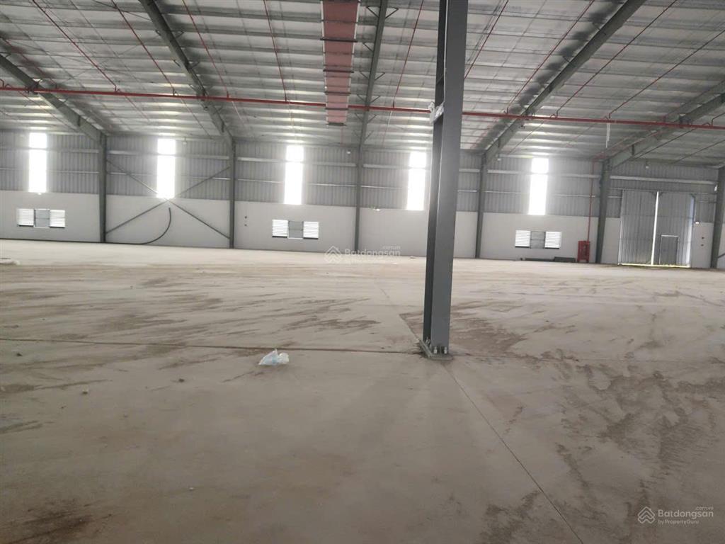 Cho thuê kho xưởng kcn đồng văn 1  duy tiên  hà nam (cũ) 1540 m2, pccc tự động, 100nghìn/m2/th