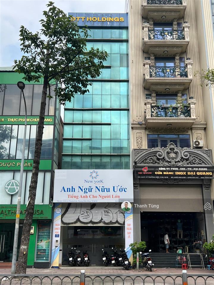 Tòa nhà vip 2mt lý thường kiệt, quận 10  6x25m  7 tầng thang máy  hđ thuê 150 triệu  giá 57 tỷ