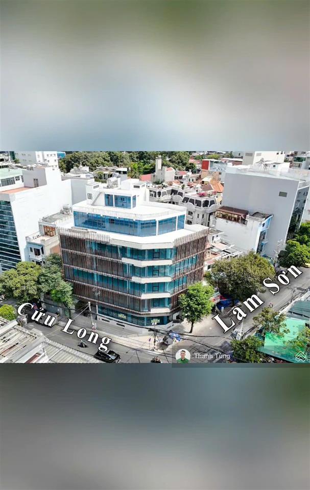 Toà nhà mới 100% 2mt cửu long + lam sơn, tân bình  20x25m  hầm 7 tầng  hđt 550 triệu  220 tỷ